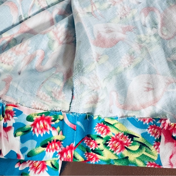 Hearts and Roses Flare Dress 1950' Rockabilly Vintage Style Flare Floral Size 10 - Picture 11 of 14